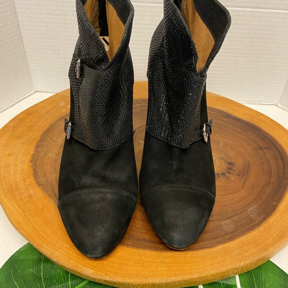 COACH TINA Leather Stiletto Heel Ankle boots - Picture 4 of 9